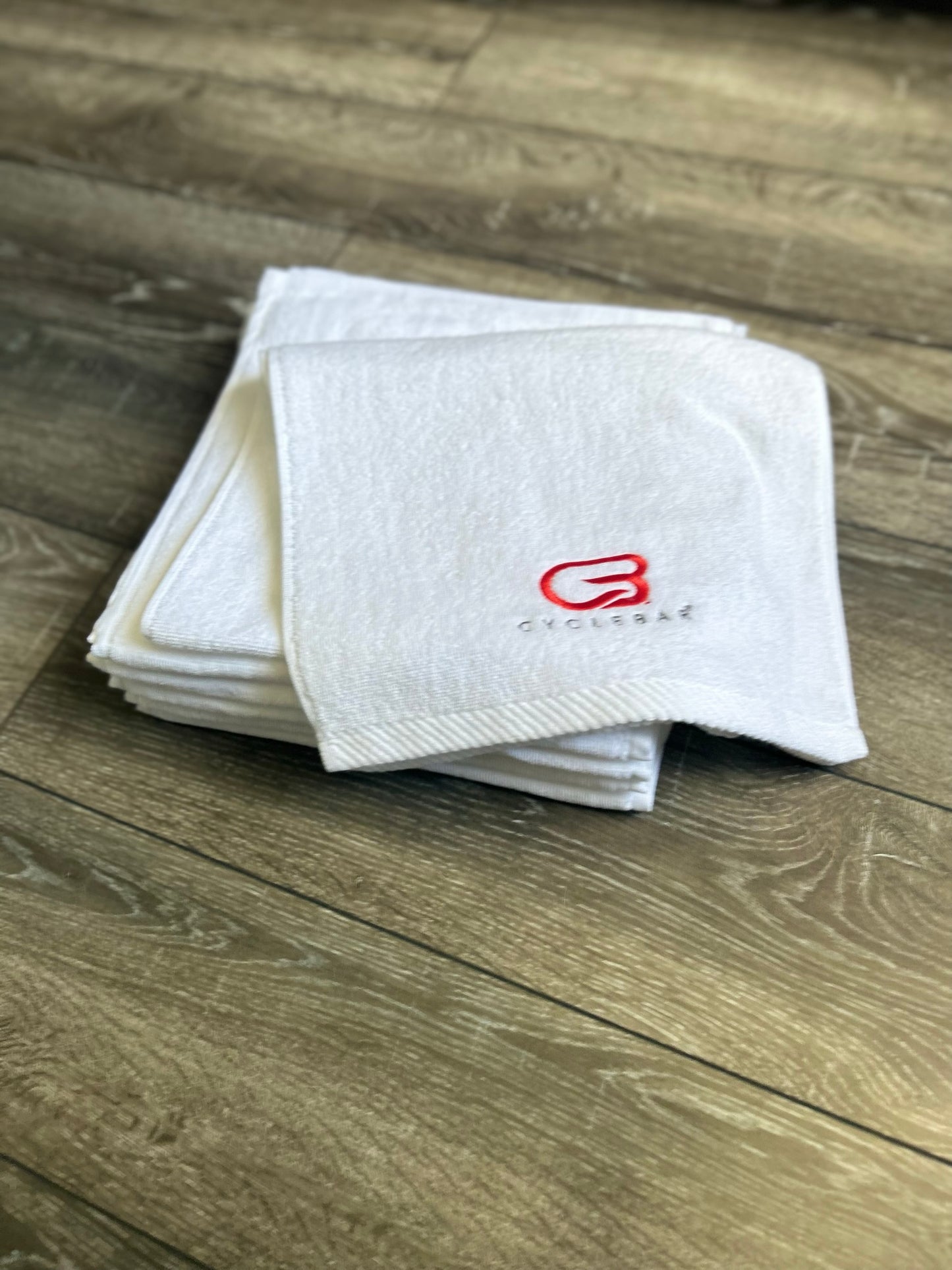 Cycle Bar Embroidered Ride Towel