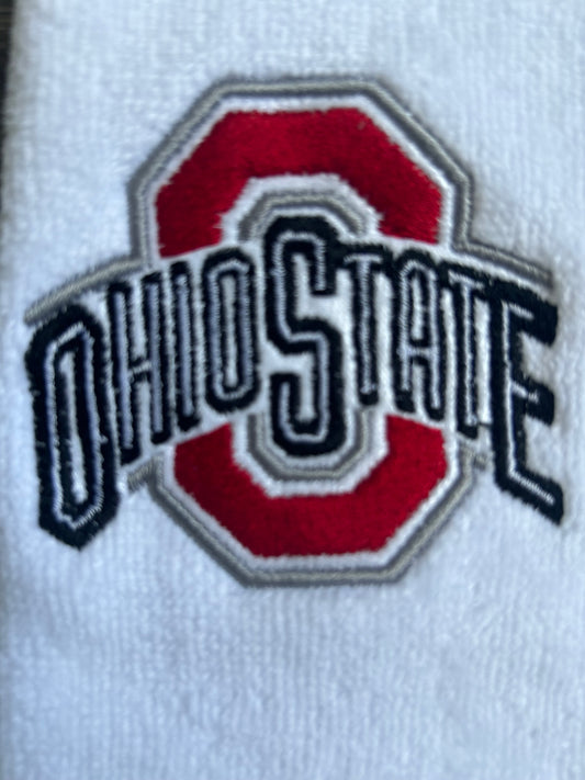 Ohio State Buckeyes Embroidered Fitness Towel