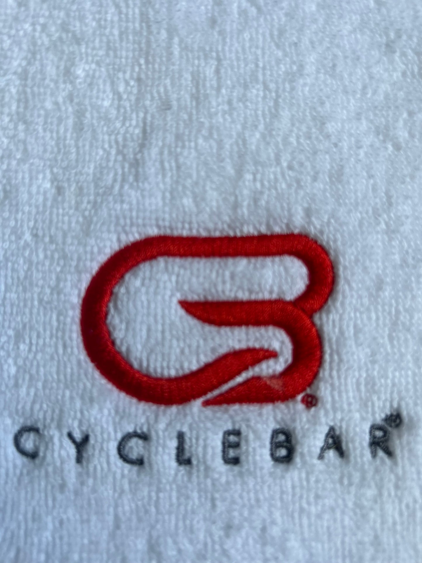 Cycle Bar Embroidered Ride Towel